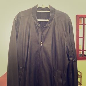 Men’s Vince Brown Leather Jacket